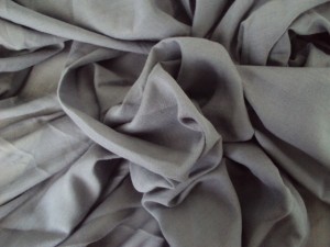 Voile de coton gris