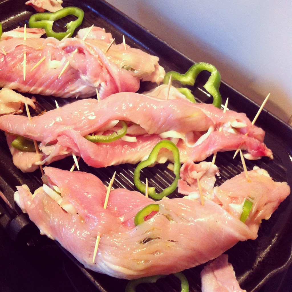 Escalopes de dinde farcies cuisson plancha Escalopes de dinde farcies cuisson plancha
