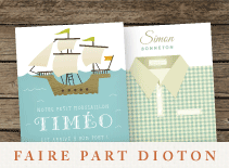 Faire part de naissance Dioton